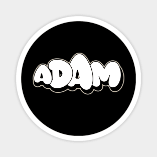 ADAM name graffiti writing bubble letters style Magnet